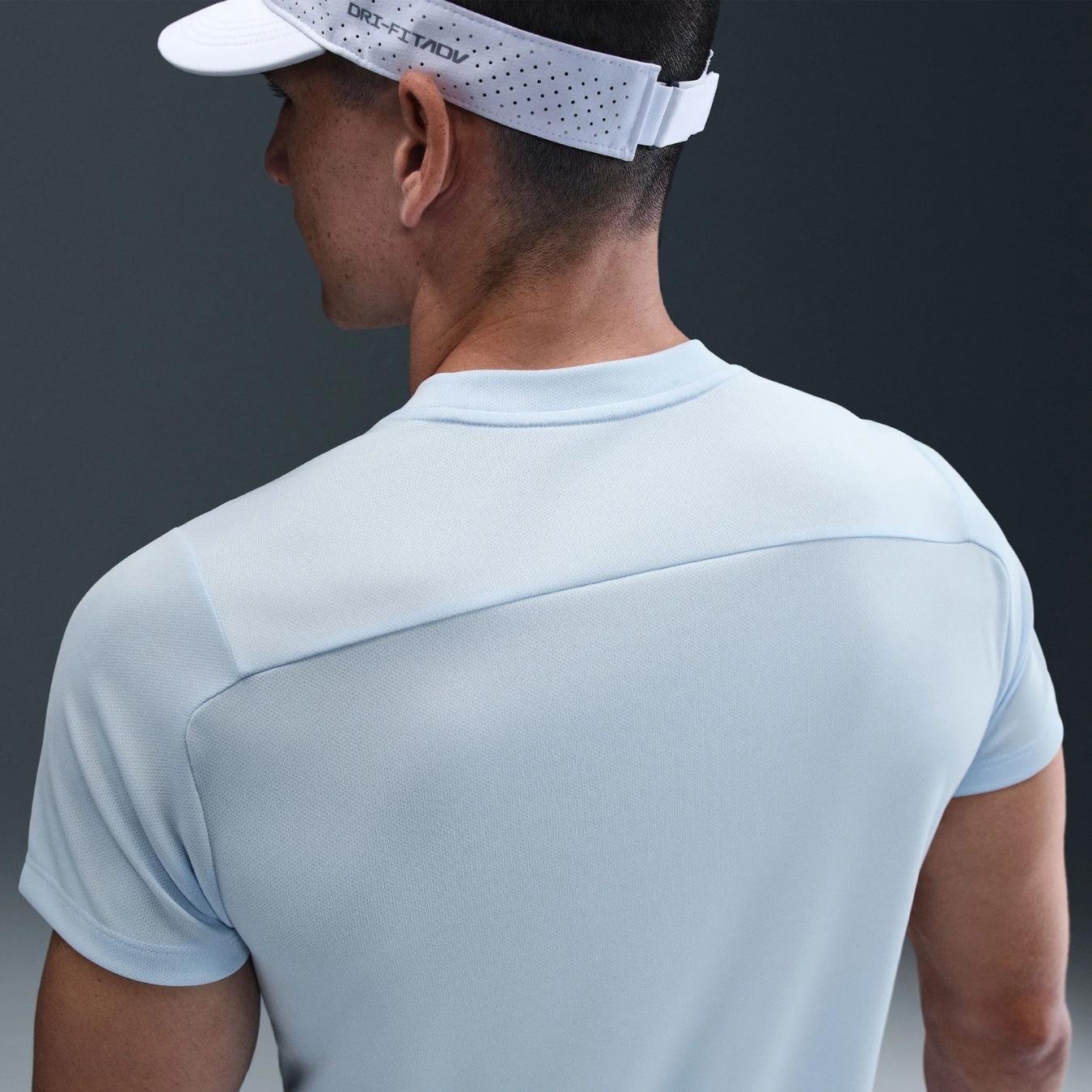 NikeCourt Victory Dri-FIT Tenis T-Shirt -Buz Mavisi