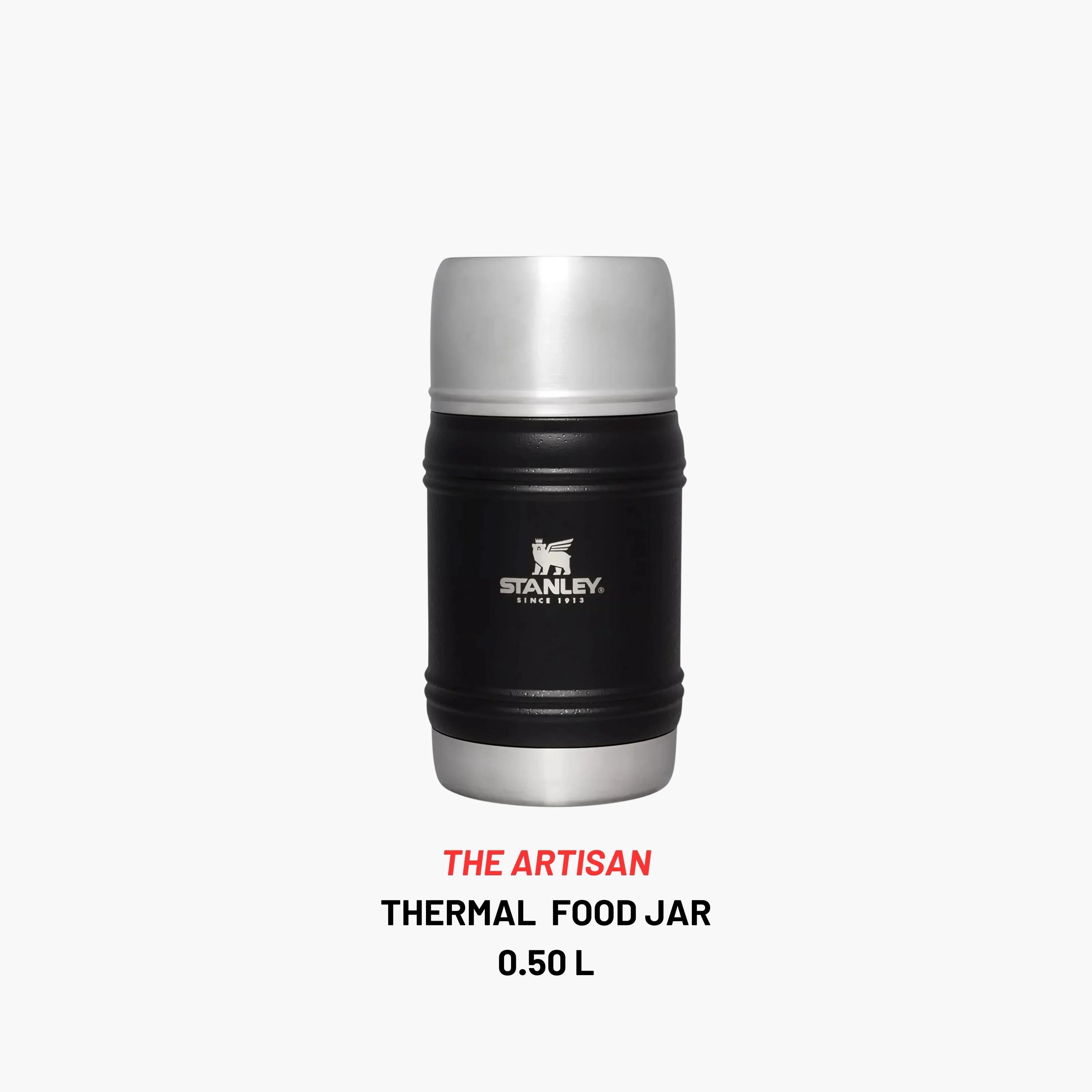 Stanley The Artisan Çelik Yemek Termosu 0.50 Lt - Siyah