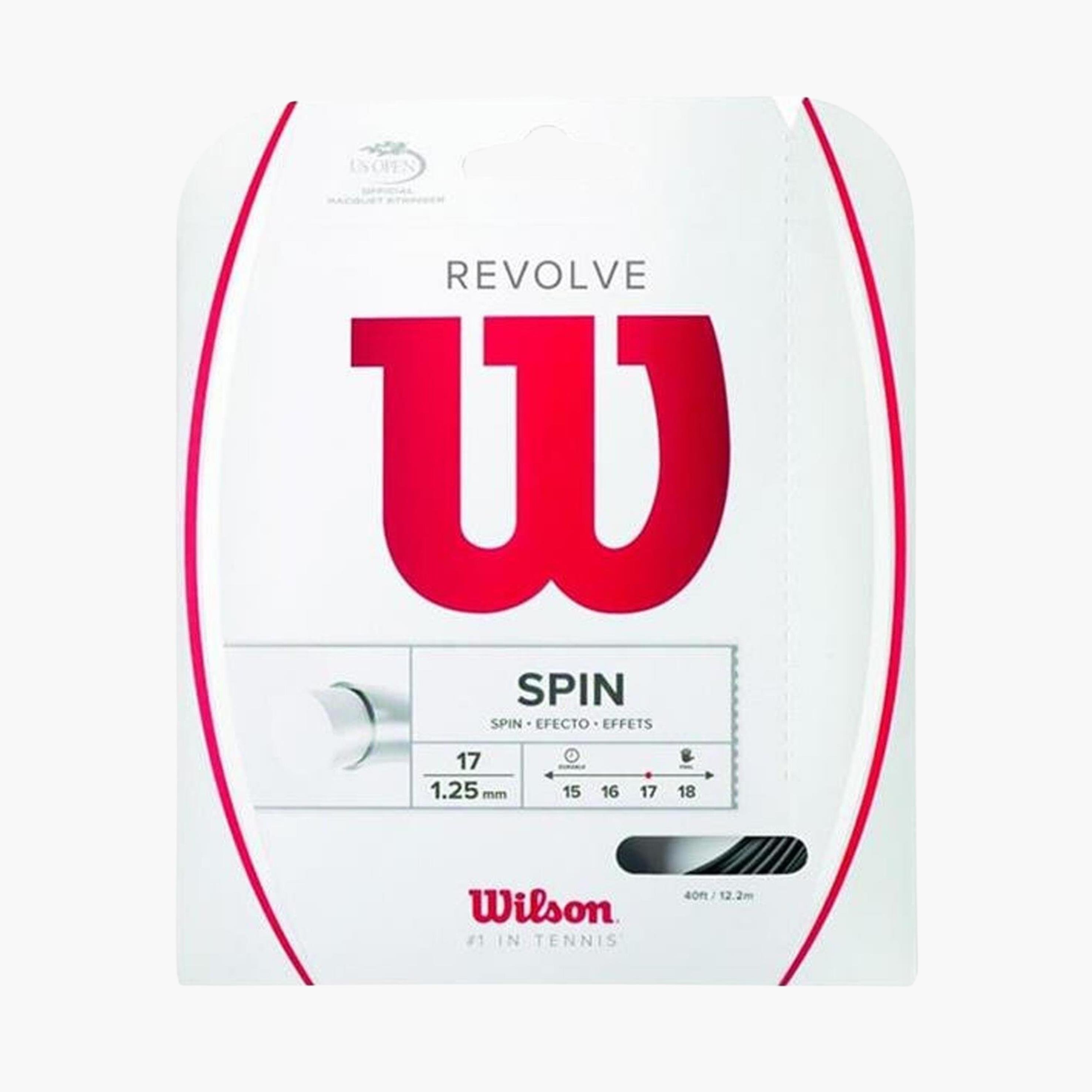 Wilson Revolve 17/1.25 Tekli Kordaj  Siyah 
