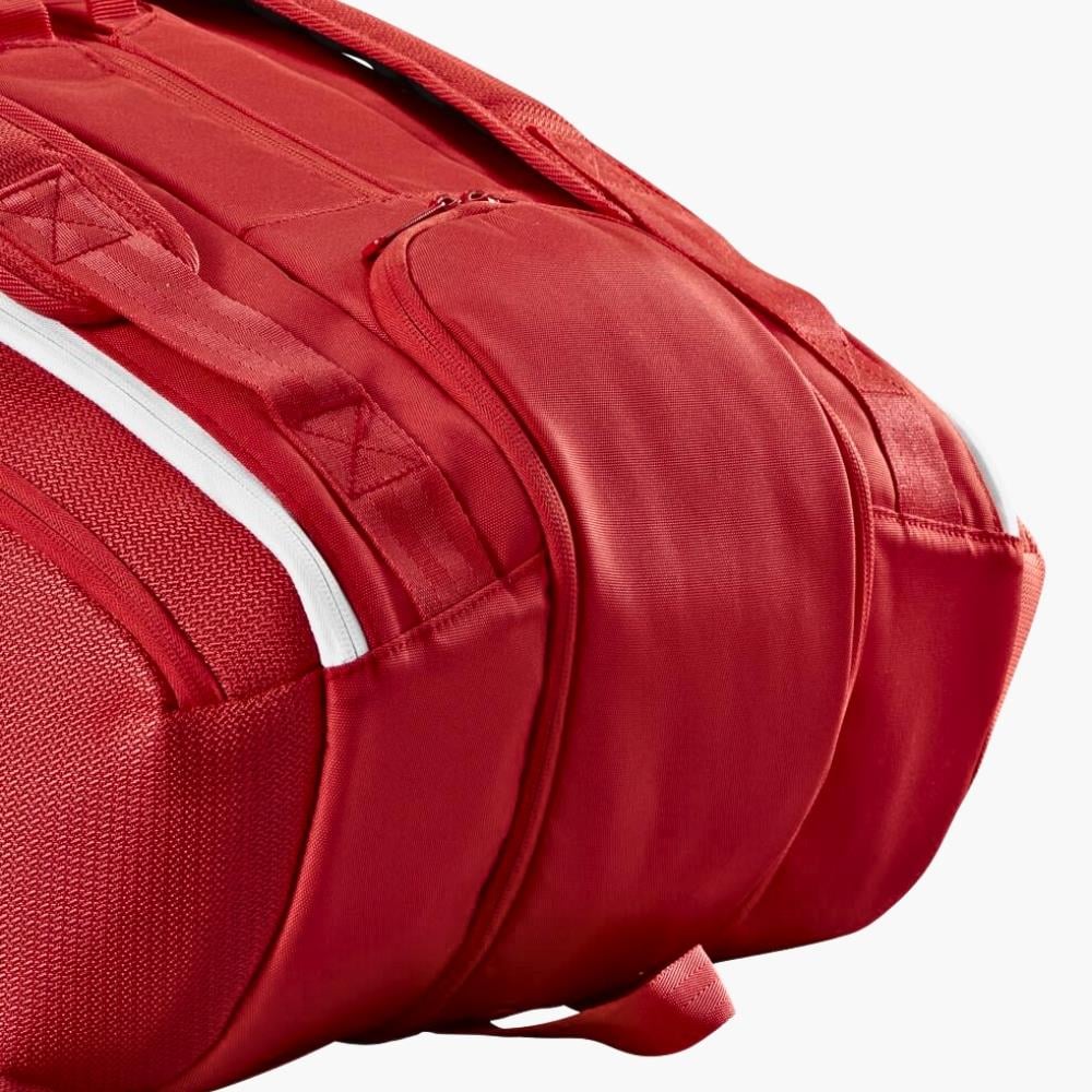 Wilson Super Tour 15'li Raket Çantası - Kırmızı