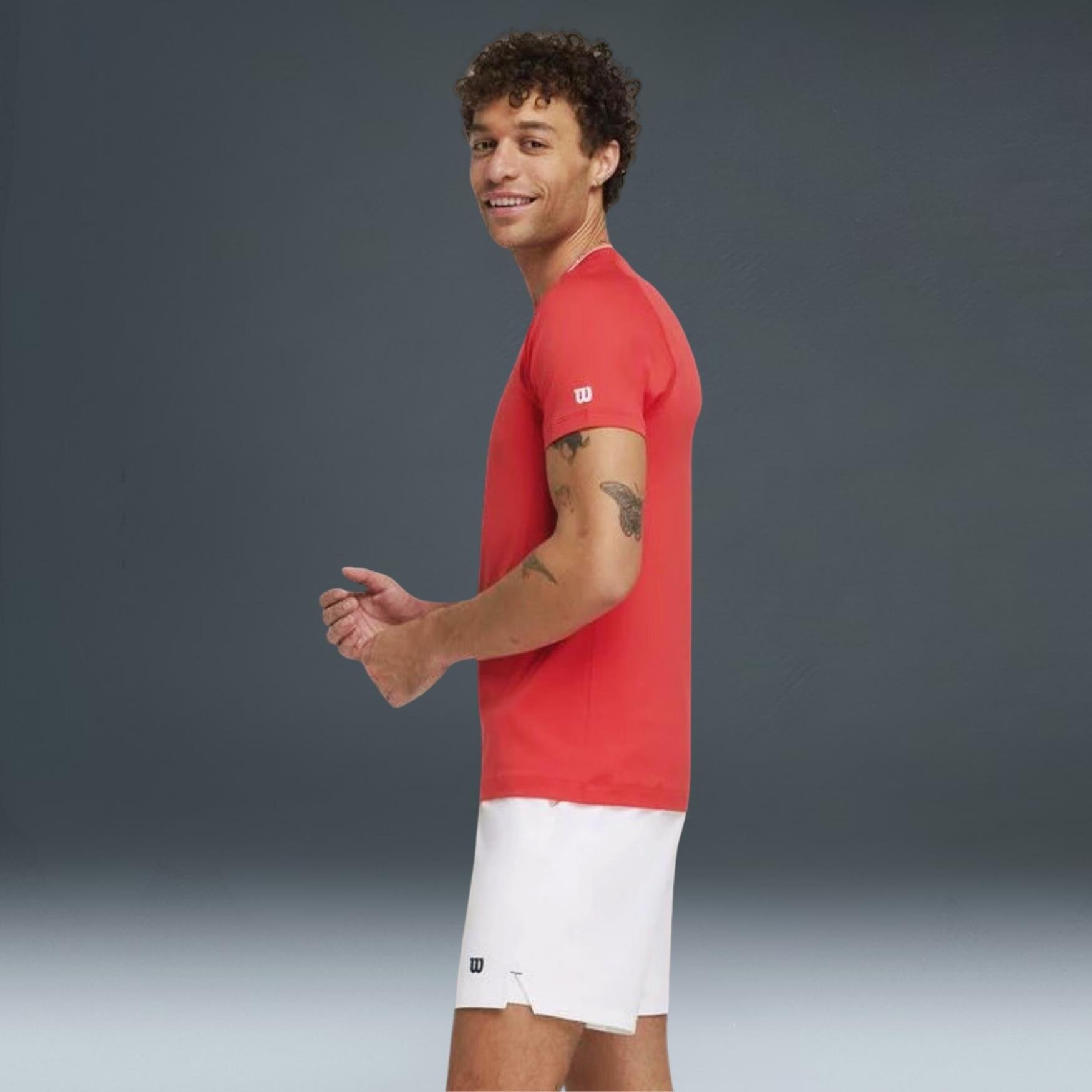 Wilson Team Crew Dikişsiz Tenis T-Shirt