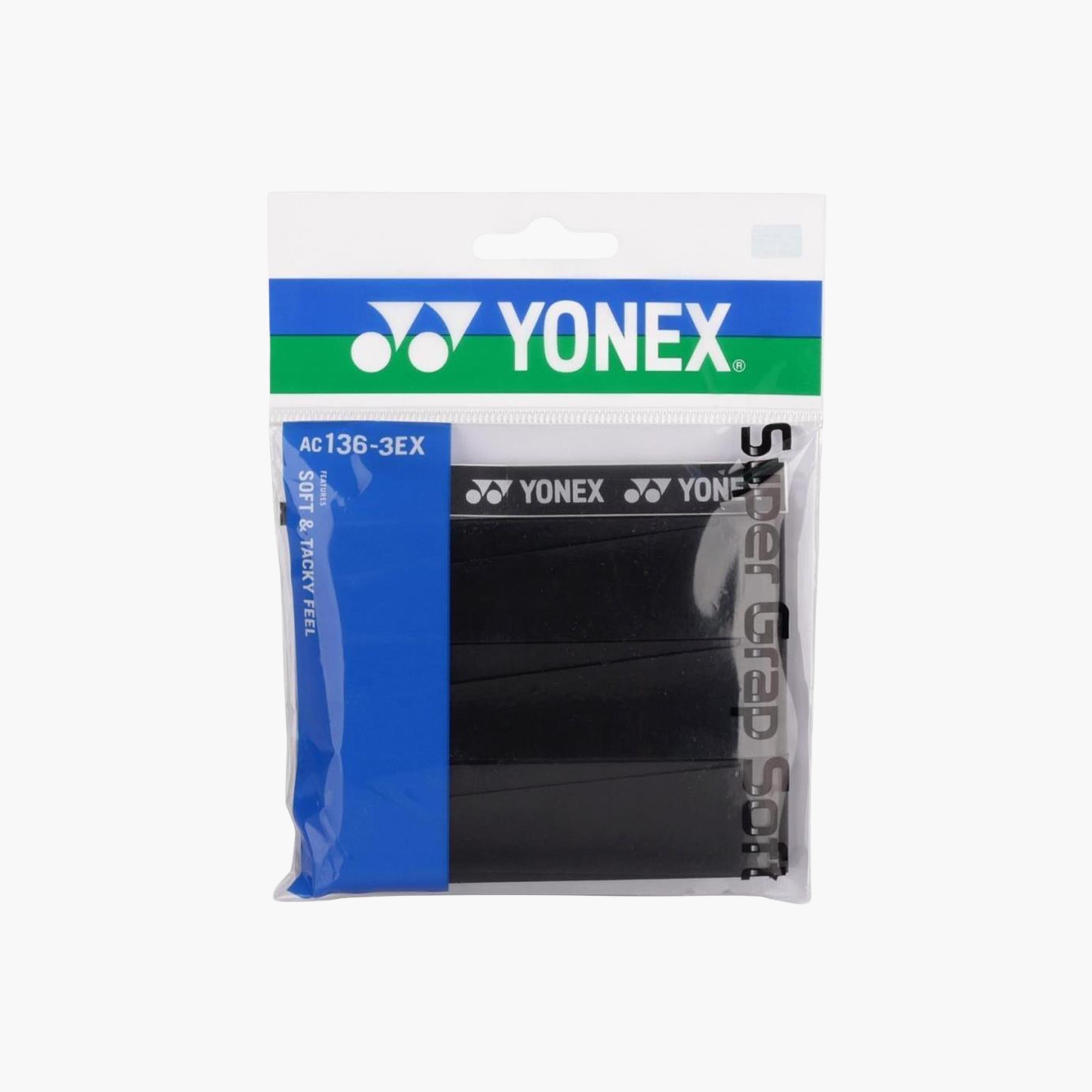 Yonex Süper Grap Soft 3'lü - Siyah