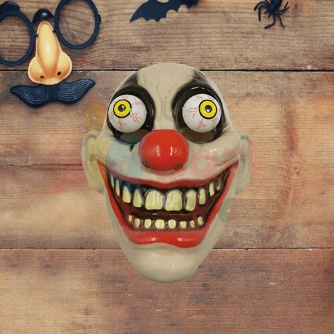  Halloween Maske Pörtlek Göz, fırlayan göz, Palyaço modeli-Cadılar Bayramı Maskesi, Korkunç maskeler 24*22cm