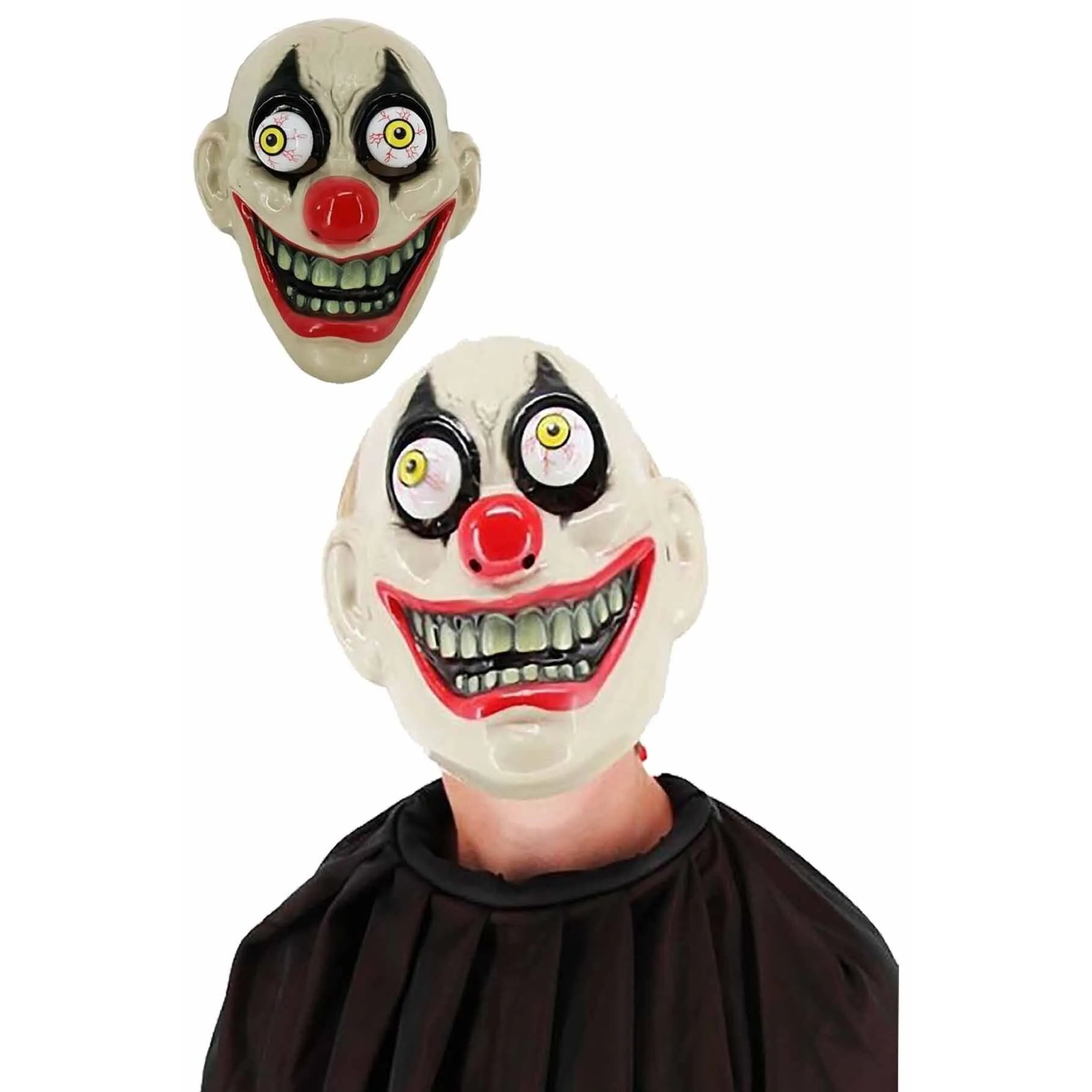  Halloween Maske Pörtlek Göz, fırlayan göz, Palyaço modeli-Cadılar Bayramı Maskesi, Korkunç maskeler 24*22cm