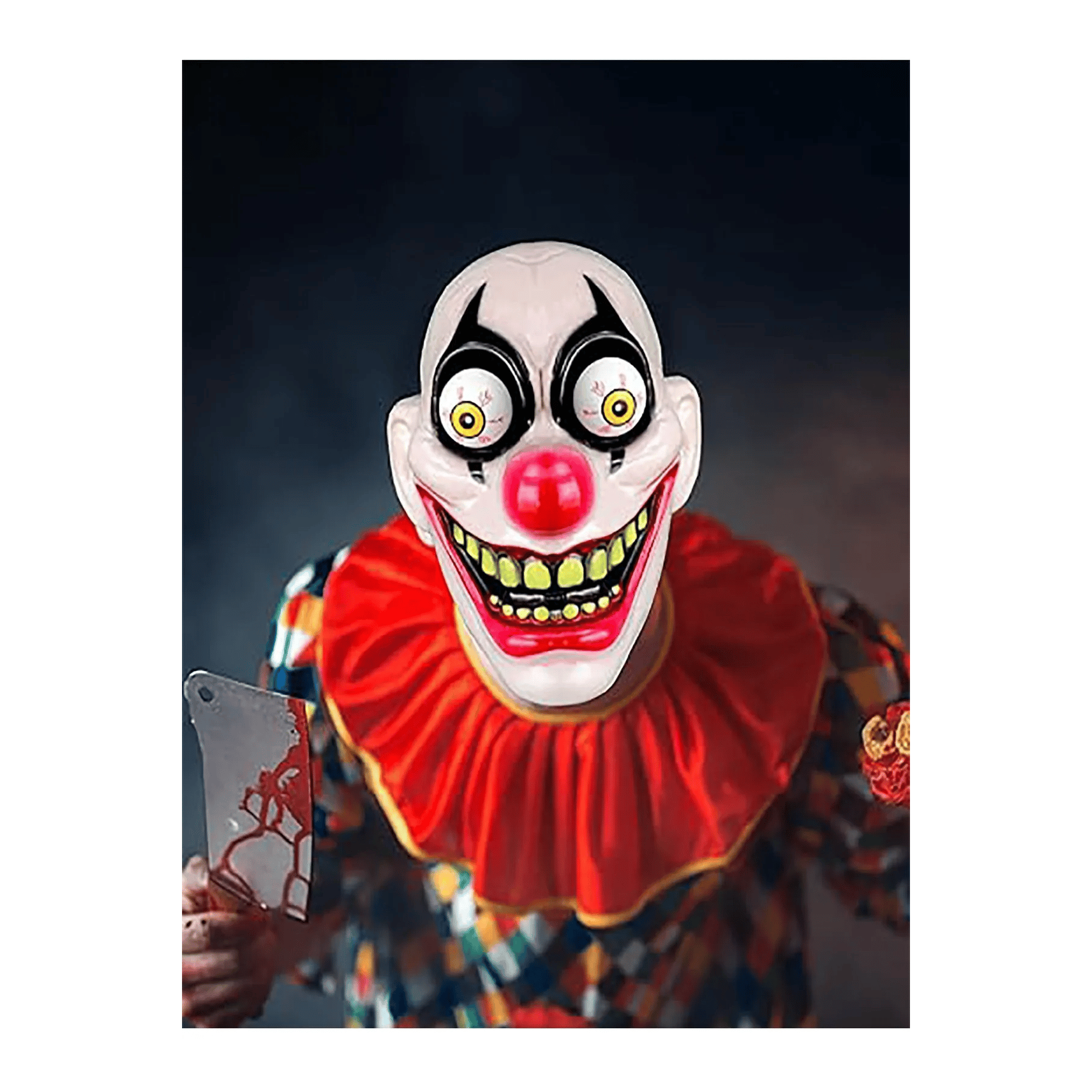  Halloween Maske Pörtlek Göz, fırlayan göz, Palyaço modeli-Cadılar Bayramı Maskesi, Korkunç maskeler 24*22cm