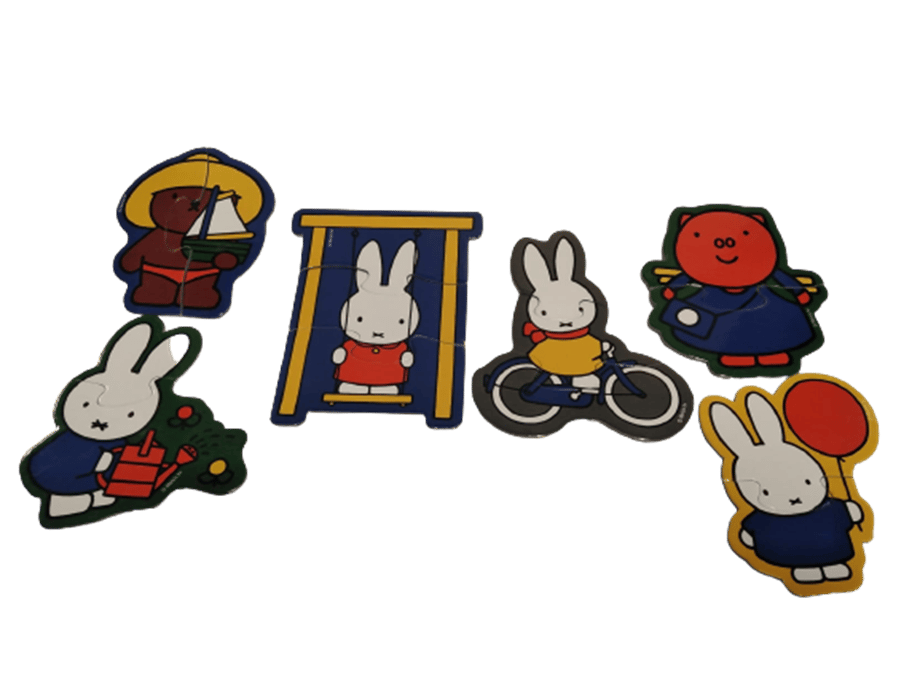  Puzzle Miffy 2x4 2x6 4 Adet  