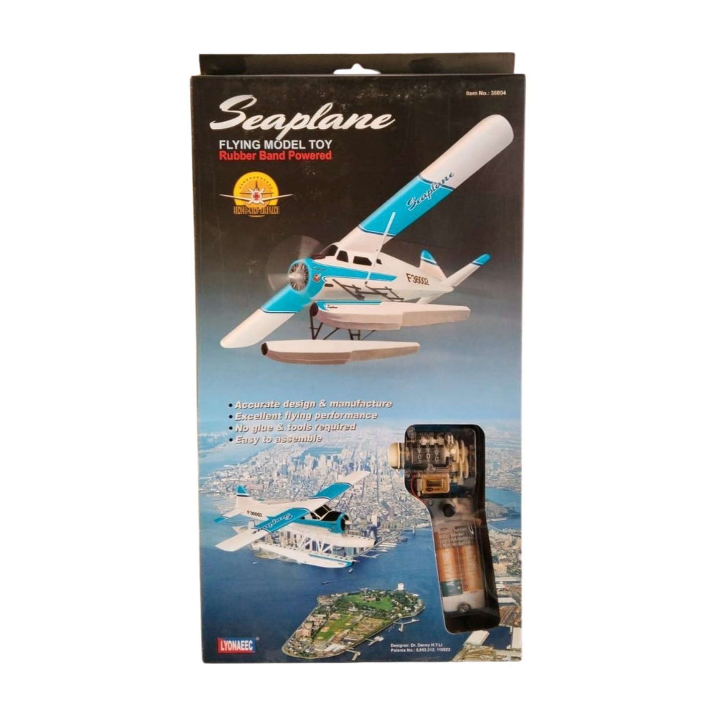 1 pervaneli 1 deniz uçağı pilli lastik band sarıcı