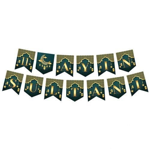 11 Ayın Sultanı Yazısı 190 cm Yeşil