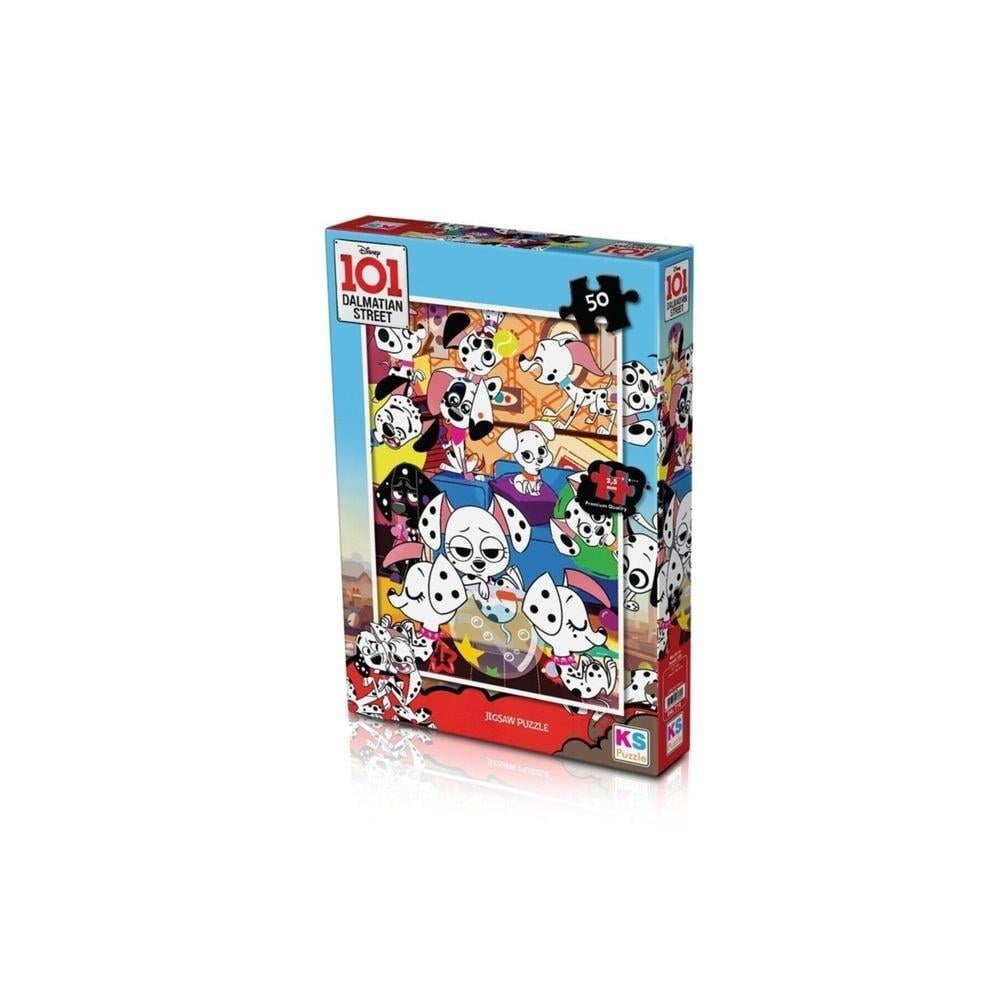 50 Parça 101 Dalmatian Puzzle - Çocuklar İçin Eğitici Yapboz