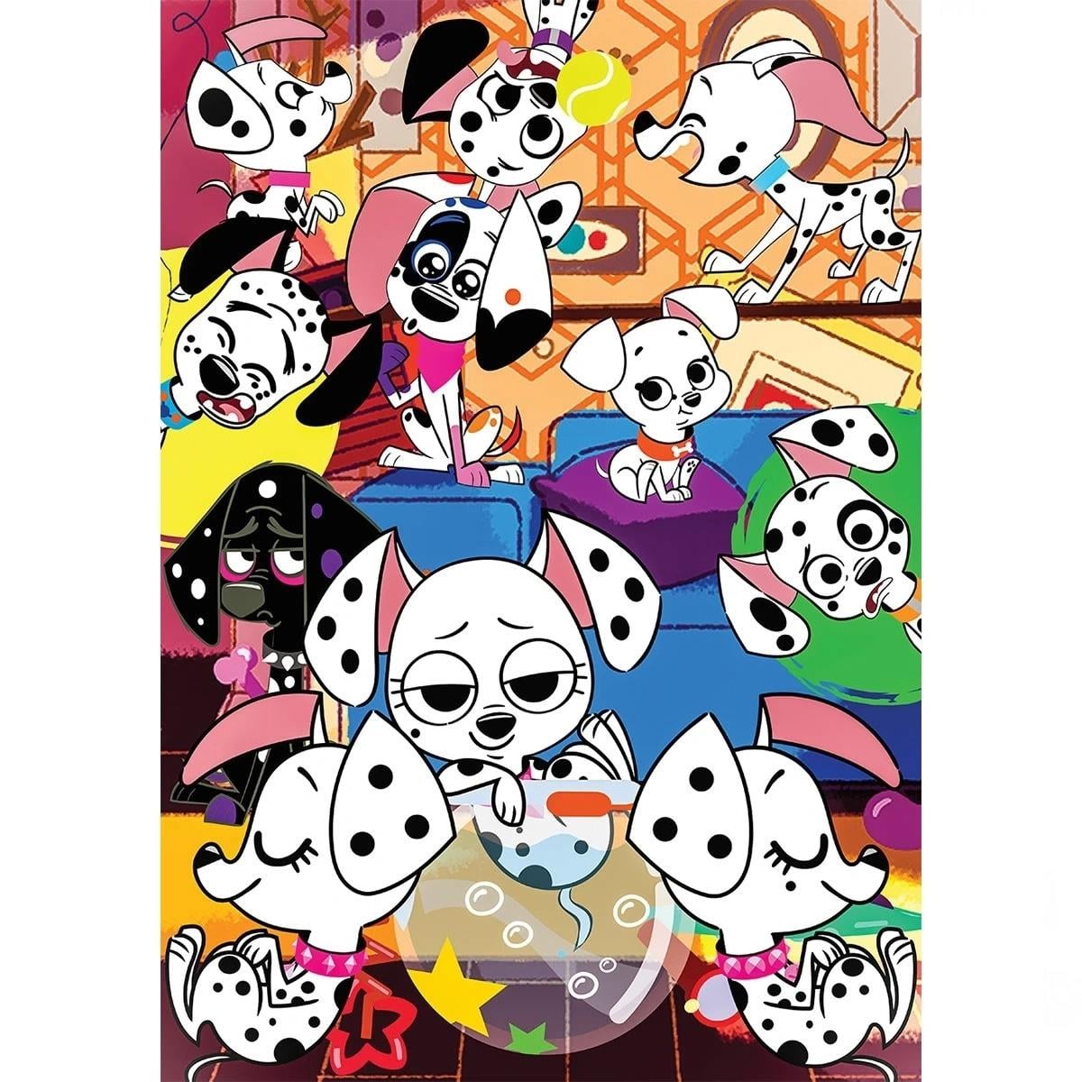 50 Parça 101 Dalmatian Puzzle - Çocuklar İçin Eğitici Yapboz