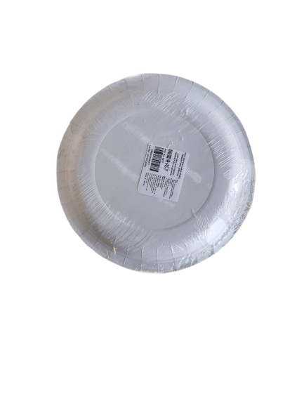 6'lı Paket Yılbaşı Temalı Lüks Kalın Karton Tabak - Happy New Year Gold Varaklı - Yılbaşı Sofrası Servis Tabağı