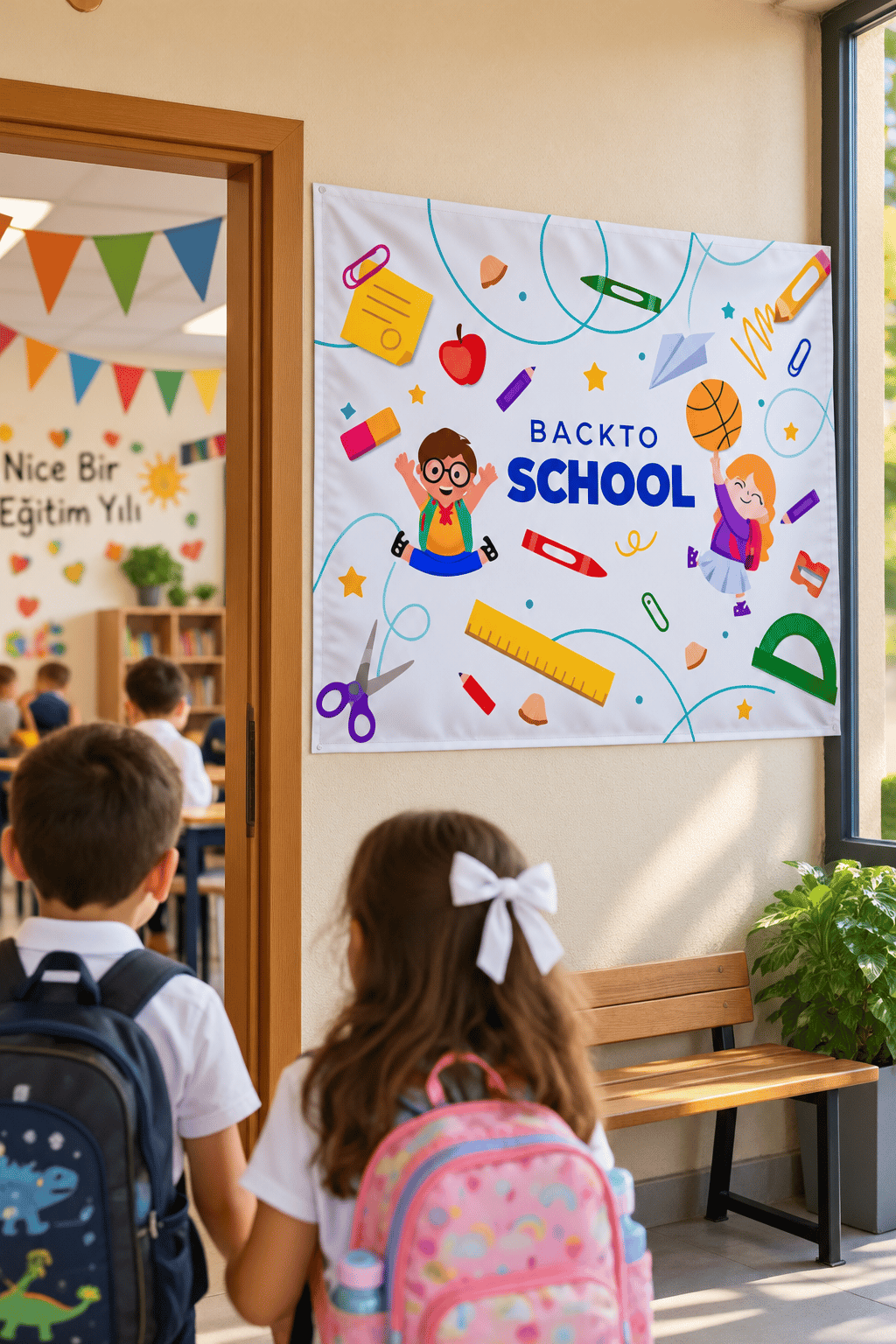 Afiş branda Back To School Afişi 70*100 cm