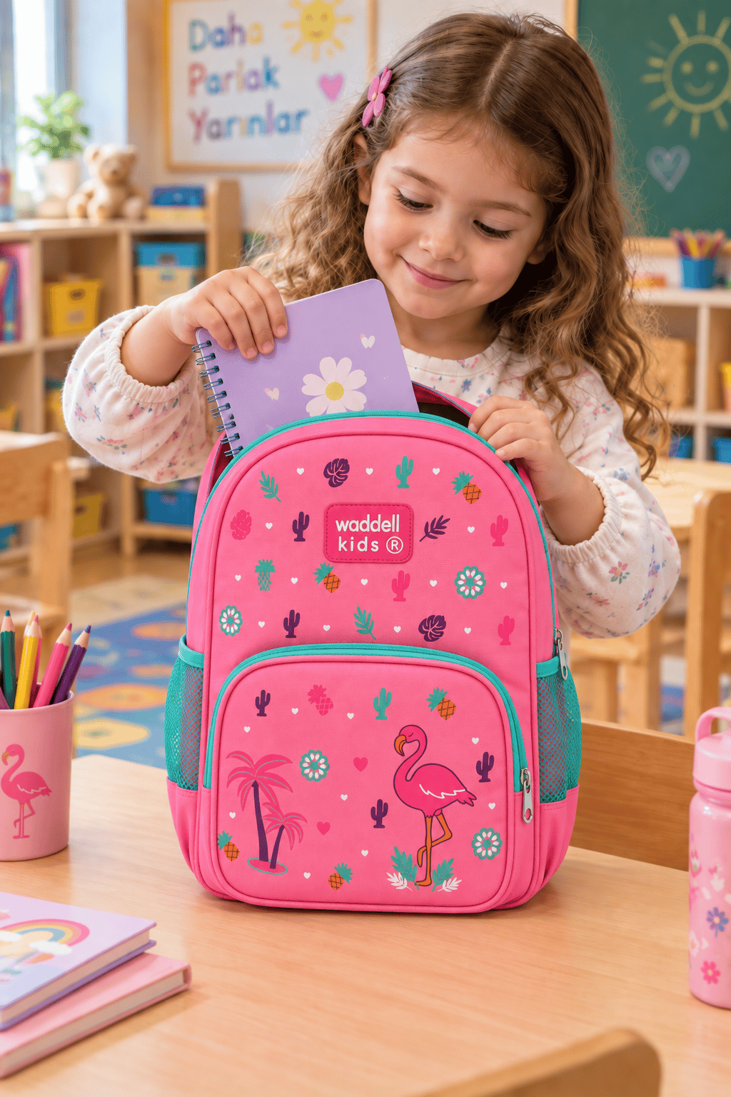 Anaokul Çantası Waddell girls FLAMİNGO 24102