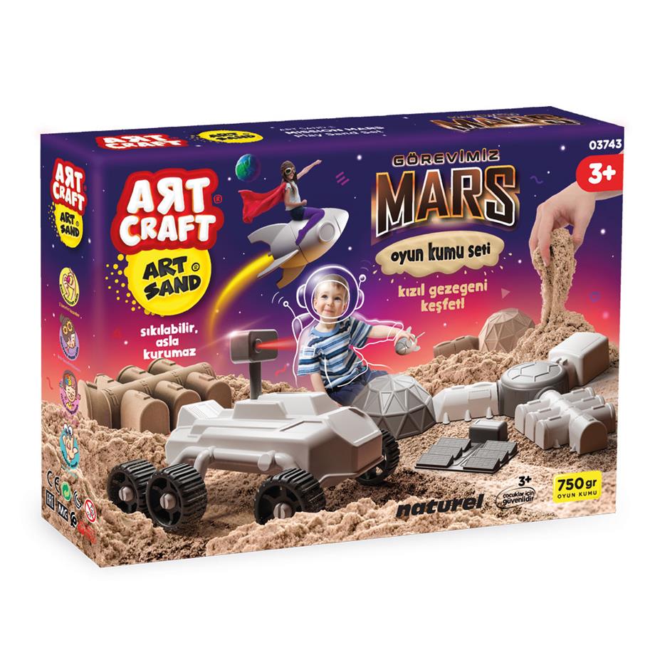 Art Craft Görevimiz Mars Kum Seti 750 Gr