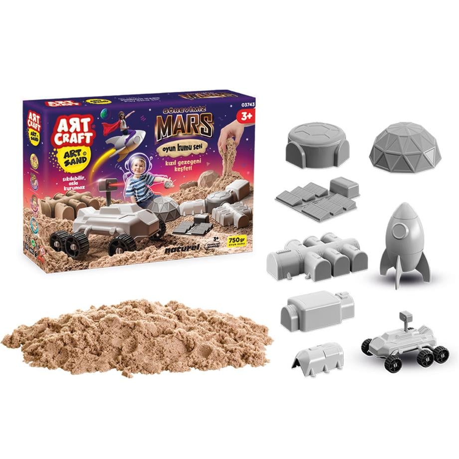 Art Craft Görevimiz Mars Kum Seti 750 Gr