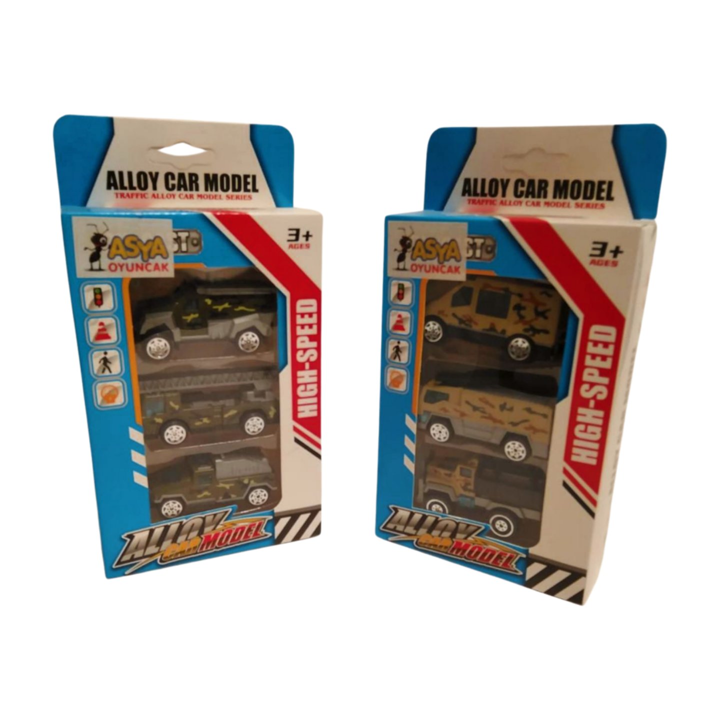 Asya Metal Askeri Araçlar 3lü Set