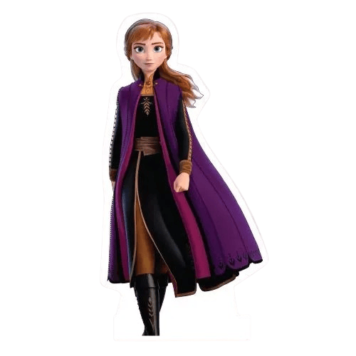 Ayaklı pano Anna Karekterli Ayaklı Pano 50 cm (frozen) Masa üstü Doğum Günü Süsü