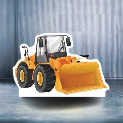 Ayaklı pano İNŞAAT Temalı Kepçe 38x28cm Doğum Günü Masa Dekoru Oda Aksesuarı
