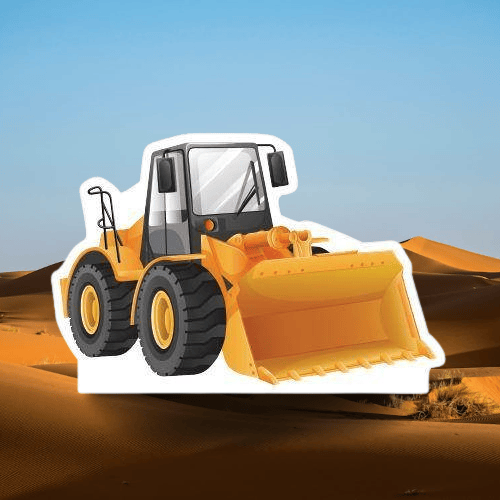 Ayaklı pano İNŞAAT Temalı Kepçe 38x28cm Doğum Günü Masa Dekoru Oda Aksesuarı