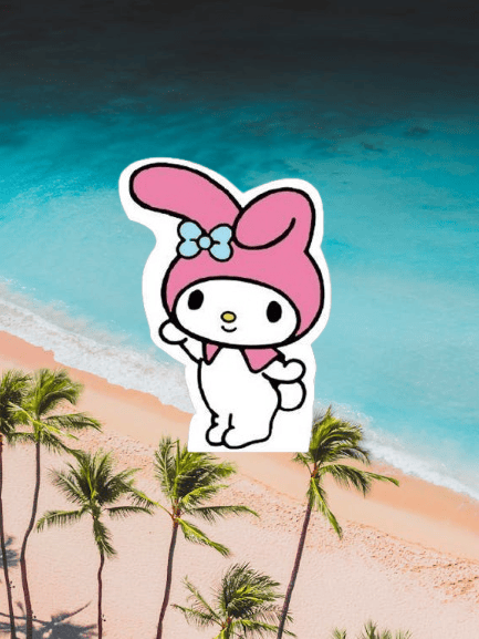 Ayaklı pano Kuromi My Melody Ayaklı Pano 32cm Doğum Günü Masa Dekoru Oda süsü