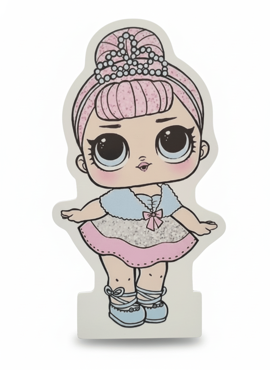 Ayaklı pano lol bebek cyristal queen be 35 cm