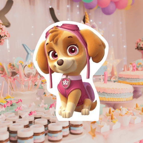 Ayaklı pano PAW PATROL-SKY 32*24 cm Doğum Günü Masa Dekoru- Oda Süsü