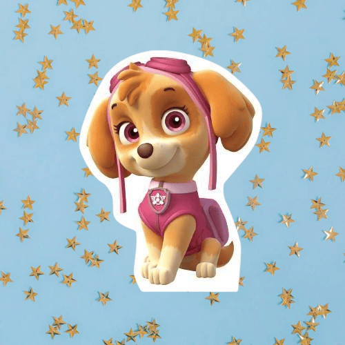Ayaklı pano PAW PATROL-SKY 32*24 cm Doğum Günü Masa Dekoru- Oda Süsü