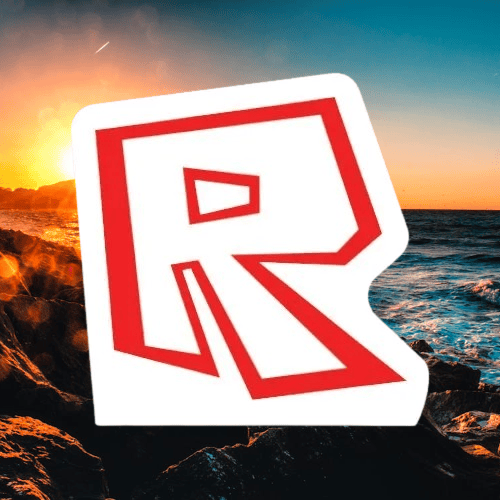 Ayaklı Pano Roblox Logosu Temalı 32x33 cm R harfi kırmızı Doğum Günü Masa Süsü Oda Dekoru