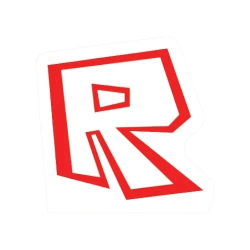 Ayaklı Pano Roblox Logosu Temalı 32x33 cm R harfi kırmızı Doğum Günü Masa Süsü Oda Dekoru
