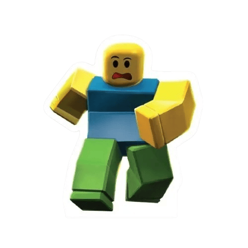 Ayaklı Pano Roblox Noob Temalı 33x29 cm Doğum Günü Masa Dekoru Çocuk Odası Süsü