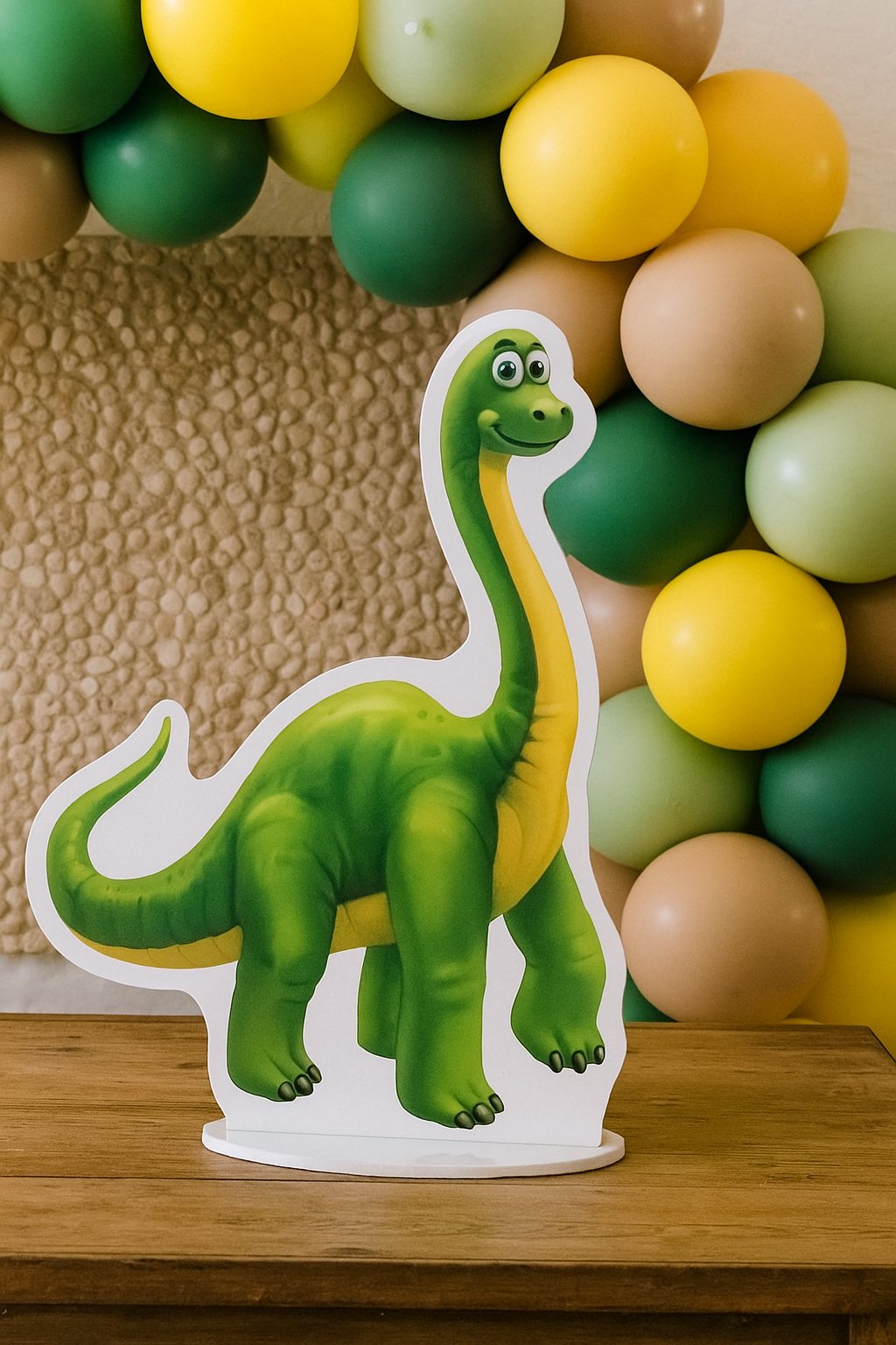 Ayaklı pano Sevimli Dino Temalı 36x28cm Doğum Günü Masa Dekoru Çocuk Odası Süsü 