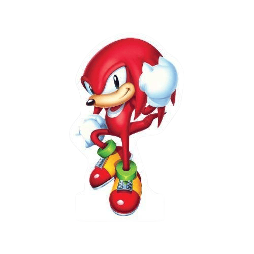 Ayaklı Pano Sonic Boom Ekidne Knuckles Ayaklı Pano 34x24 cm Doğum Günü Masa Dekoru