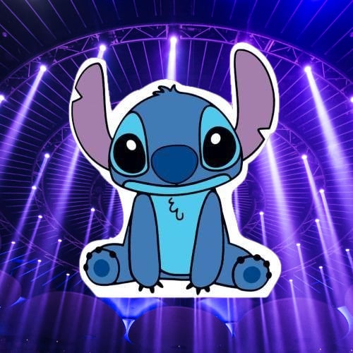 Ayaklı pano Stitch Temalı 34 cm Lilo Stitch Doğum Günü Masa Dekoru- Çocuk odası Süsü
