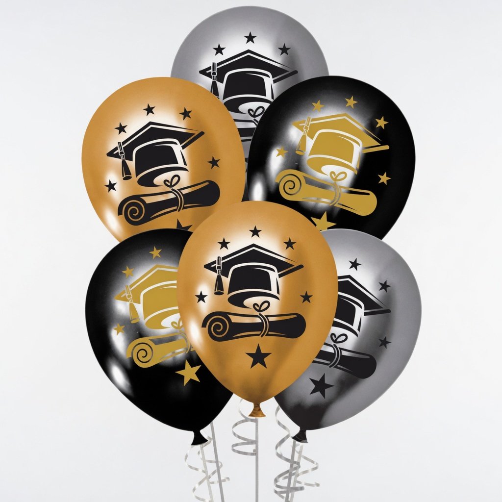 Balon Baskılı MEZUNİYET 5 Lİ PAKET