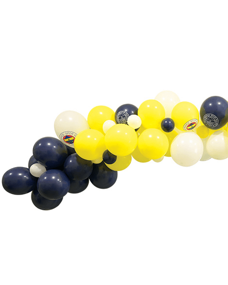 Balon Dekorasyon Seti Fenerbahçe Temalı 72 Parça