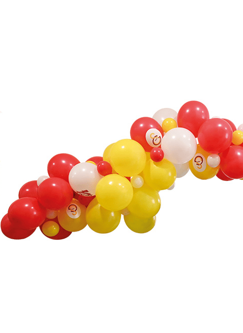 Balon Dekorasyon Seti Galatasaray Temalı 72 Parça