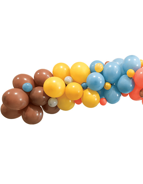 Balon Dekorasyon Seti Retro Temalı 72 Parça