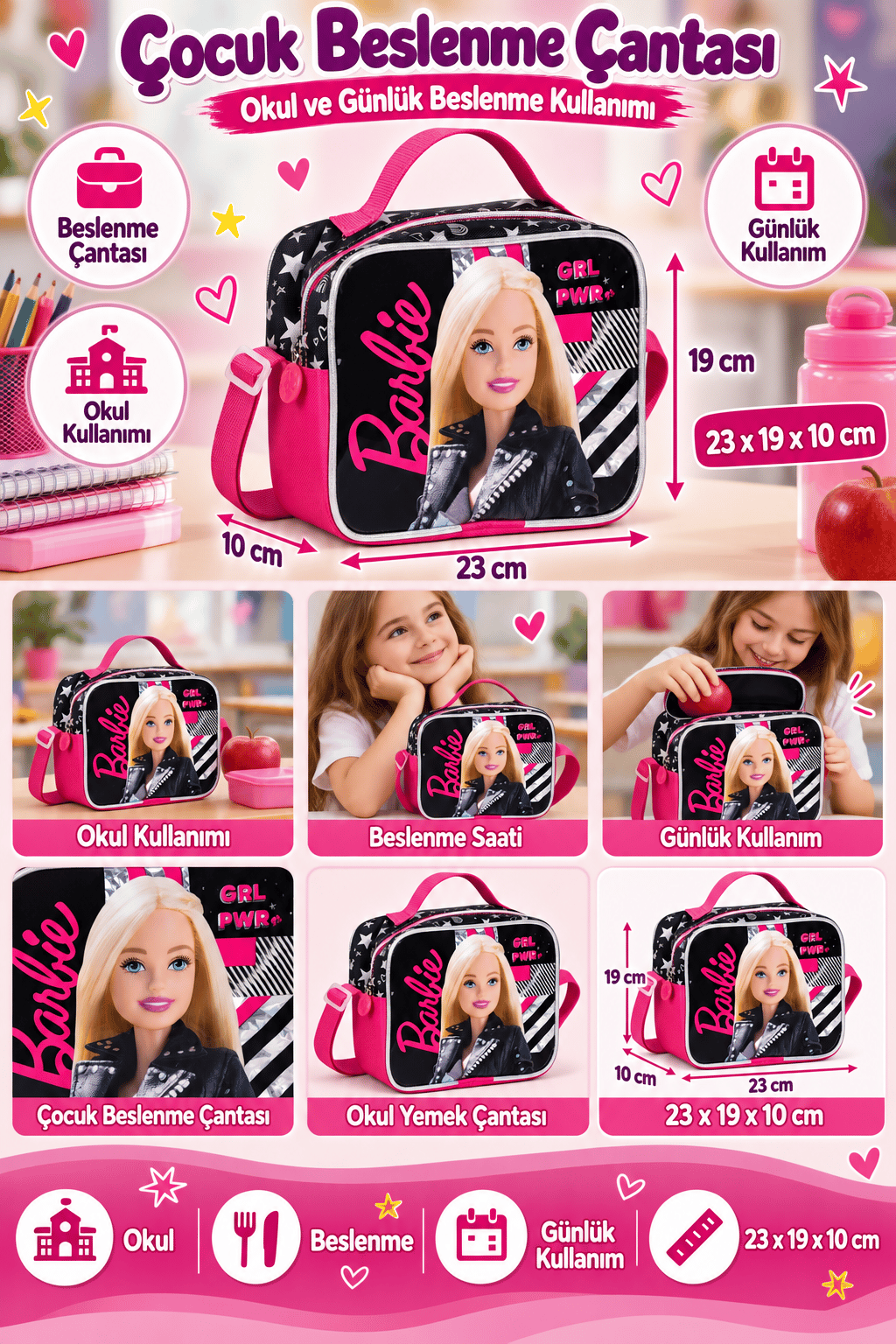 BARBİE Beslenme çantası 2670-9
