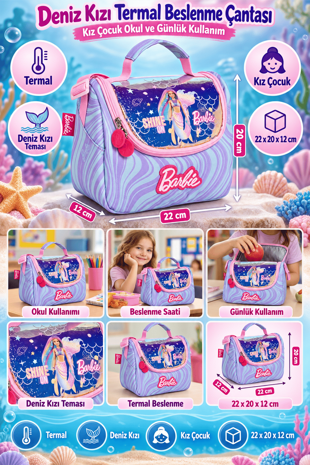 BARBİE Beslenme çantası 2698-9