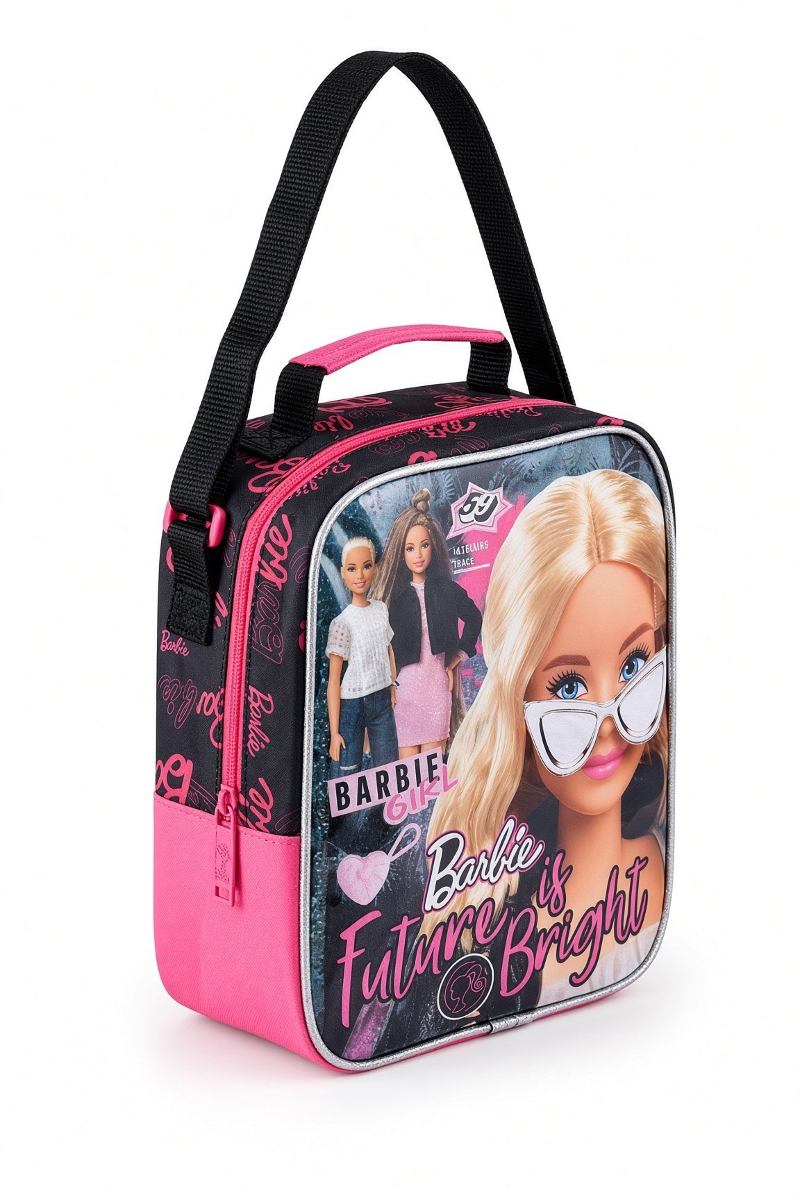 Barbie Beslenme Çantası Çocuk Öğrenci Okul Yemek Çantası Günlük Okul Kullanımı 25x20x10 cm