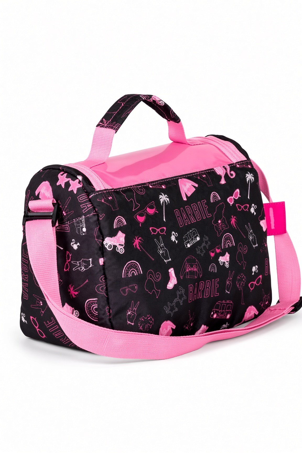 Barbie Kız Çocuk Pembe Termal Beslenme Çantası Okul Yemek Çantası Günlük Kullanım 22x20x12 cm