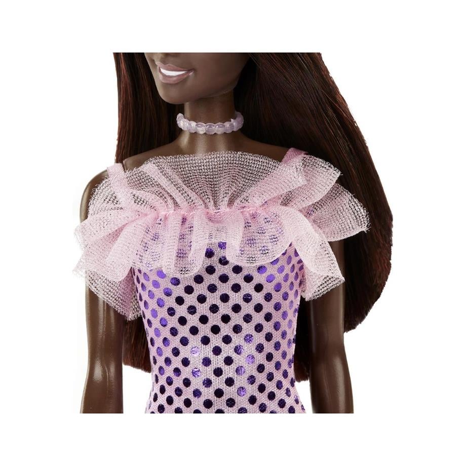 Barbie Pırıltılı Bebekler Pembe Elbiseli HJR94