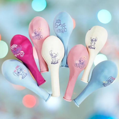 Baskılı orjinal lisanslı Lilo Stitich 8 li balon