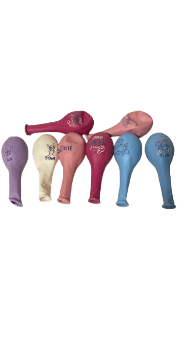 Baskılı orjinal lisanslı Lilo Stitich 8 li balon