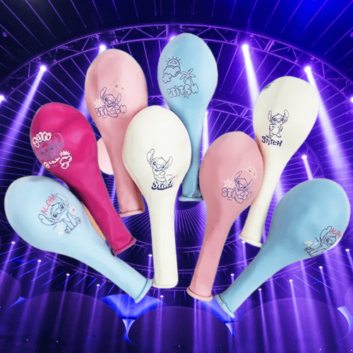 Baskılı orjinal lisanslı Lilo Stitich 8 li balon