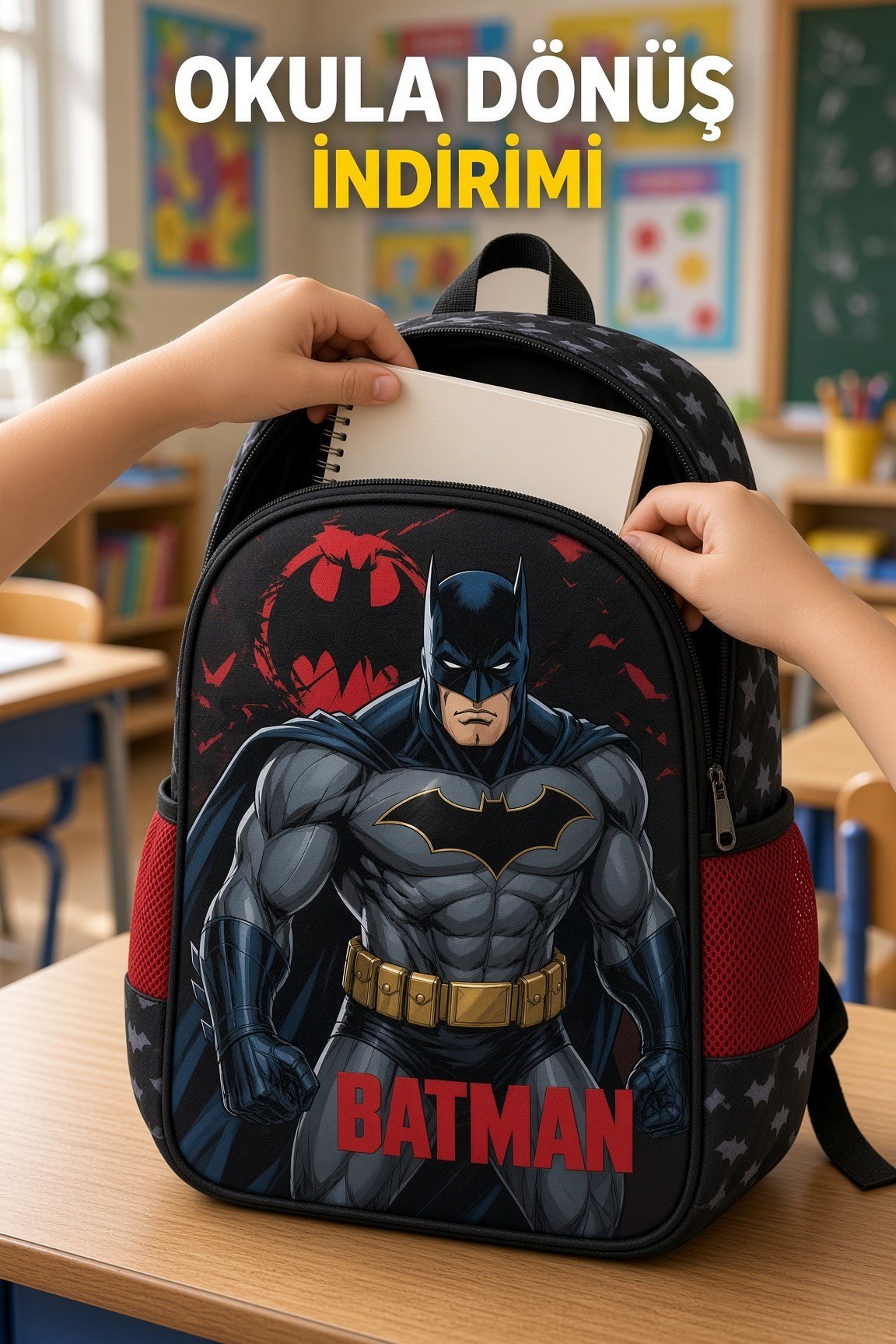 Batman Okul Çantası 2034-9