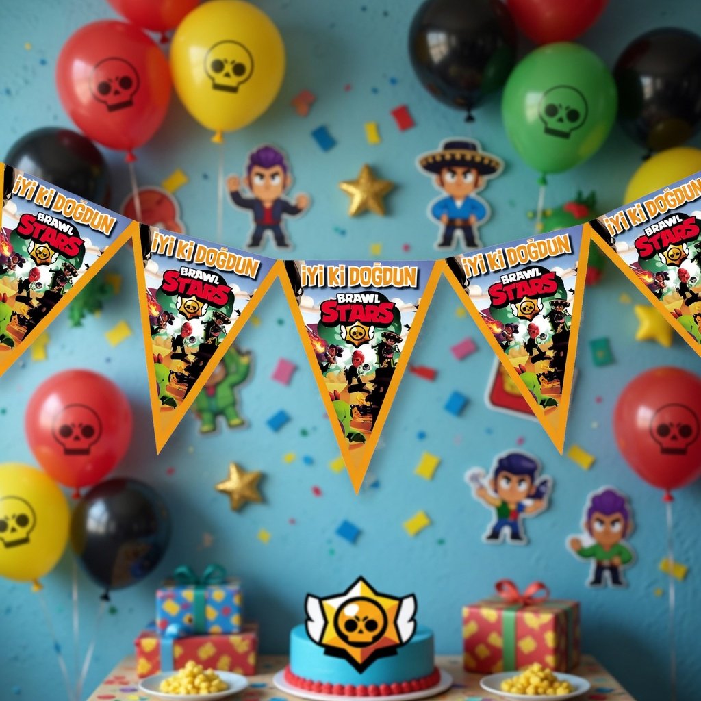Bayrak flama Brawl Stars 3 metre