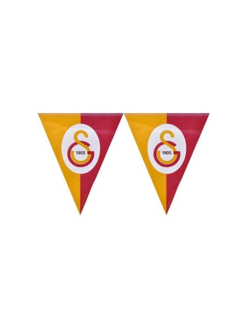 Bayrak Galatasaray Ücgen flama 3,6 metre orjinal lisanslı üçgen kırlangıç bayrak
