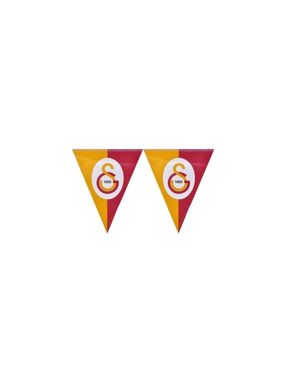 Bayrak Galatasaray Ücgen flama 3,6 metre orjinal lisanslı üçgen kırlangıç bayrak
