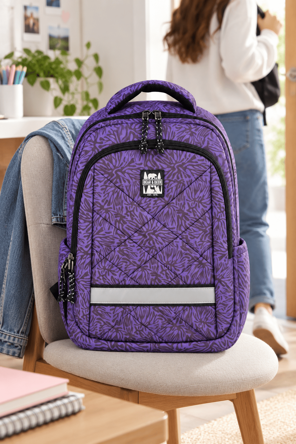 B&D Cosy Sırt Çantası Yosun Mor CN0123
